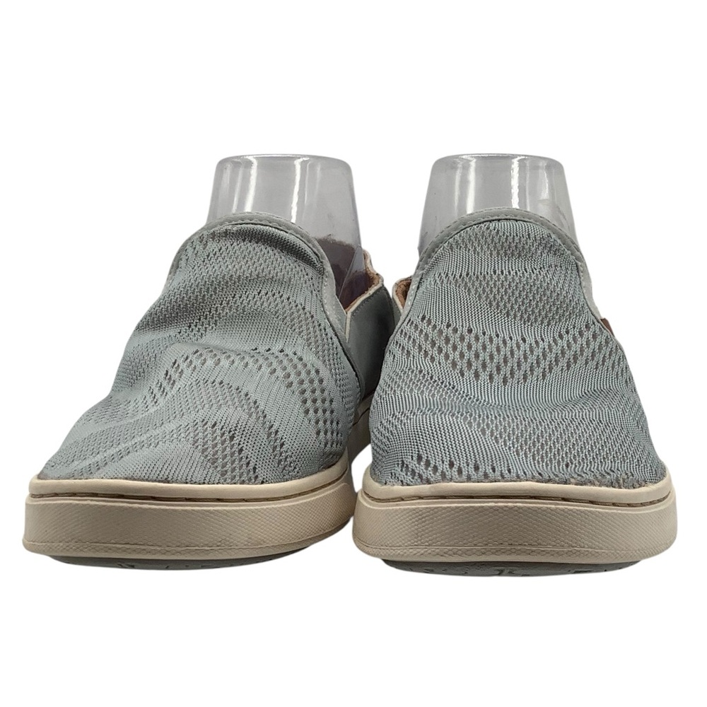 OluKai Gray Tan Athletic Slip-On Shoes Breathable Mesh ERO38 US 8